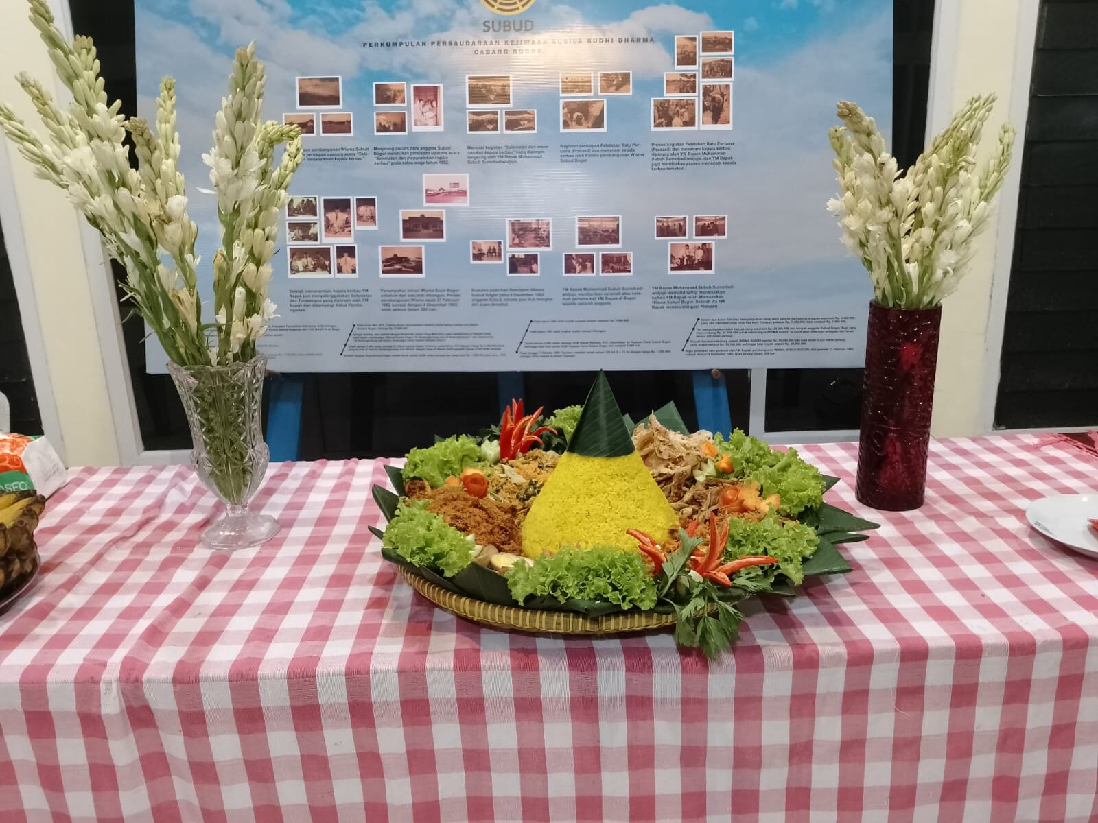Tumpengan di Harlah YM Bapak, di Subud Bogor, 22 Juni 2022